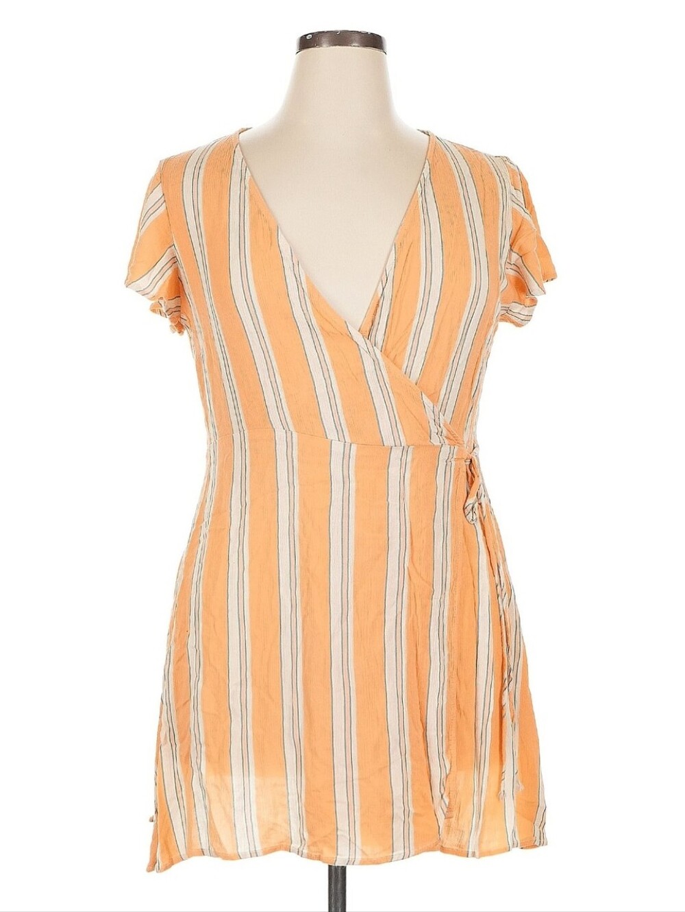 Cupshe Orange Wrap Dress XL